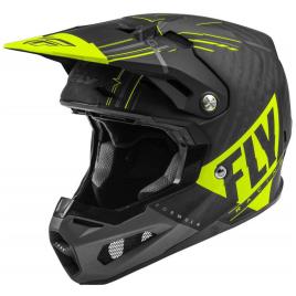 Fly Racing Capacete Motocross Formula Vector 2021 XS Fluo Yellow / Grey / Matt Black