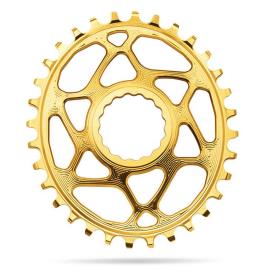 Anel De Corrente Oval Race Face Direct Mount 6 Mm Offset 36t Gold