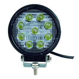 Ip67 Orbed 9 Led Spotlight 1800 Lumens Black