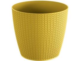 Vaso PROSPERPLAST Wheaty (Amarelo - 18.9 x 18.9 x 16.7 cm)