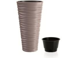 Vaso  Sand Slim (Bege - 29.6 x 29.6 x 52 cm)