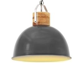 Candeeiro de Teto VIDAXL Ferro Cinzento (25W - E27 - 51 x 51 cm)