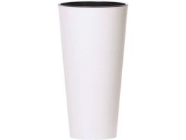 Vaso  Tubus Slim (Branco - 20 x 20 x 38.1 cm)