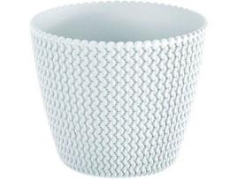 Vaso  Splofy (Branco - 15.7 x 15.7 x 13.2 cm)