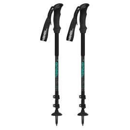 Poloneses Vertigo Lite Tour F.l. Alu Telescopic 90-155 cm Black / Yellow / White