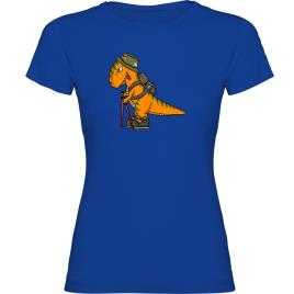 Camiseta De Manga Curta Dino Trek 2XL Royal Blue