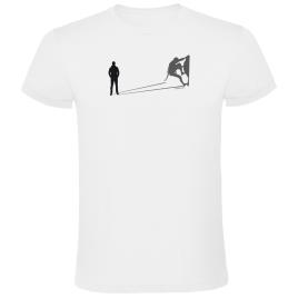 Camiseta De Manga Curta Climb Shadow M White