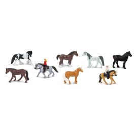 Safari Ltd Cavalos&cavaleiro Toob From 3 Years Multicolor