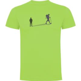 Camiseta De Manga Curta Trekk Shadow S Light Green