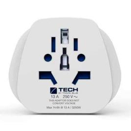 Travel Blue Adaptador De Viagem Do Mundo Para A Europa 2 Unidades One Size White