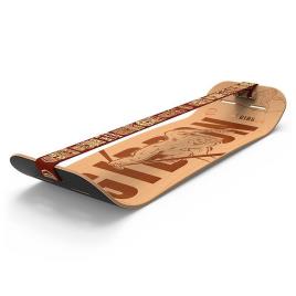 Gibbon Slacklines Roots Rocker Travel 106 x 28 x 14 cm Brown