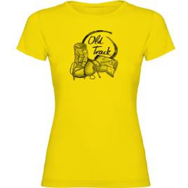Camiseta De Manga Curta Old Track M Yellow