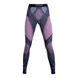 Uyn Leggings Evolutyon XS Anthracite Melange / Raspberry / Purple