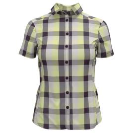 Camisa Manga Curta Kumano Check L Grey Melange / Steel Grey / Acacia / Charlock