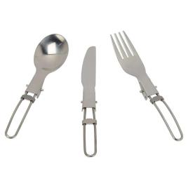 Cutlery Set One Size Folding Stainless Steel
