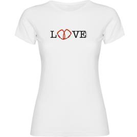 Kruskis Camiseta De Manga Curta Love S White