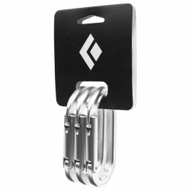 Mosquetão Oval 3 Unidades One Size Silver