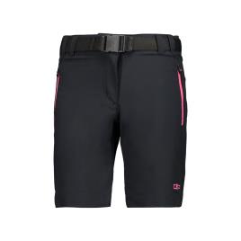 Calça Shorts Bermuda 5 Years Anthracite / Buganvilla