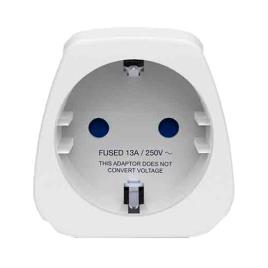 Travel Blue Adaptador De Viagem Da Europa Para O Reino Unido One Size White