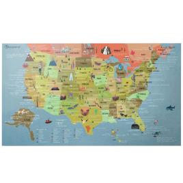 Mapa Bucketlist Mapa Usa Outdoor Bucketlist Usa For Outdoor Enthusiasts One Size