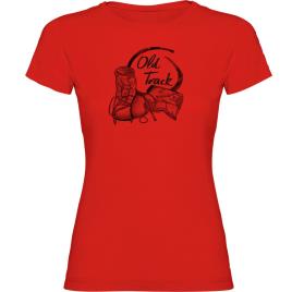 Camiseta De Manga Curta Old Track 2XL Red