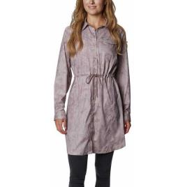 Vestido Silver Ridge Novelty L Mauve Vapor Art Bouquet