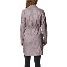 Columbia Vestido Silver Ridge Novelty L Mauve Vapor Art Bouquet