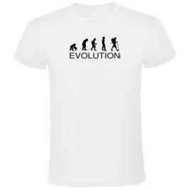 Camiseta De Manga Curta Evolution Hiking M White