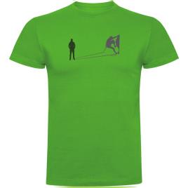 Camiseta De Manga Curta Climb Shadow 3XL Green