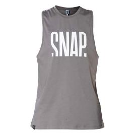 Snap Climbing Camiseta Sem Mangas Loose Logo L Dark Grey