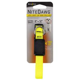 Coleira Cão Nite Dawg Led Xs One Size Neon Yellow