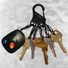 Nite Ize Chaveiro Keyrack Steel S-biner 6 Unidades One Size Assoreted