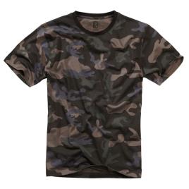 Brandit Manga Curta T-shirt T-shirt S Dark Camo