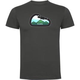 Camiseta De Manga Curta Mountain Carabiner 2XL Dark Grey