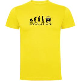 Camiseta De Manga Curta Evolution California Van S Yellow
