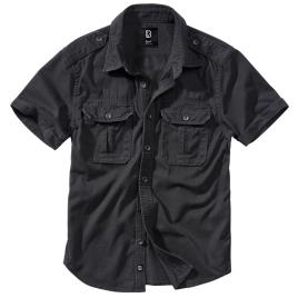 Camisa Manga Curta Vintage XL Black