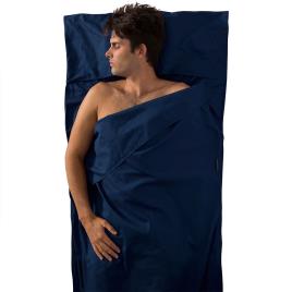 Sea To Summit Algodão Traveller Com Almofada 225 x 92 cm Blue