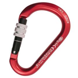 Mosquetão Hms Threaded One Size Red / Black