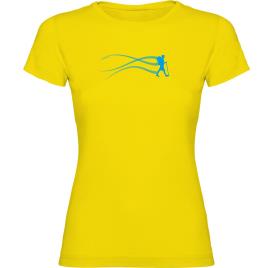 Camiseta De Manga Curta Trekk Estella L Yellow