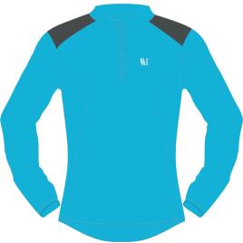 Vertical Camiseta De Manga Comprida Technical L Electric Blue / Dark Grey