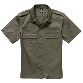 Camisa Manga Curta Us 7XL Olive