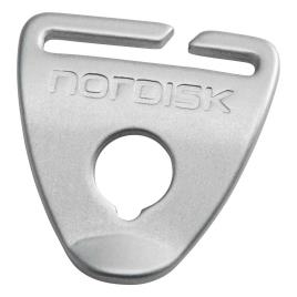 Nordisk Aluminium Helmet Slider 25 Mm 6 Units One Size Mat Luminium