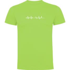 Camiseta De Manga Curta Mountain Heartbeat M Light Green