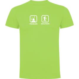 Camiseta De Manga Curta Problem Solution Trek 2XL Light Green