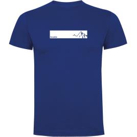 Camiseta De Manga Curta Mountain Frame 3XL Royal Blue