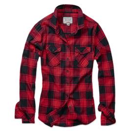 Brandit Amy Flannel XL Red / Black