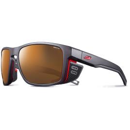 Oculos Escuros Shield Reactiv Photochromic /CAT2-4 Transluscent Black / Neon Orange