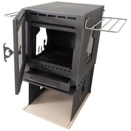 Torden Wood Burner Set One Size Black