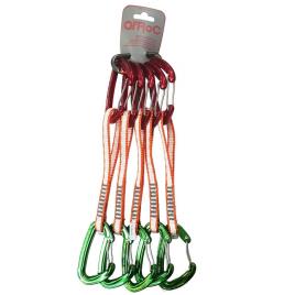 Mosquetão Wifi Recto Clip+curvo Clip+aro Dyneema 10x300mm+mini 5 Unidades One Size Red / Green