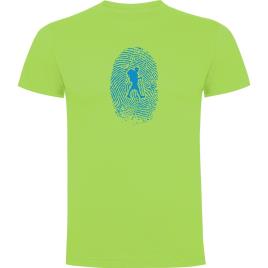Camiseta De Manga Curta Hiker Fingerprint 2XL Light Green